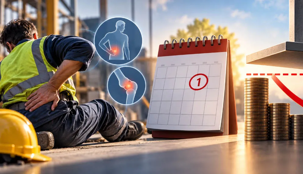 Accidents du travail et Maladies professionnelles: à partir du 1er novembre 2026, les indemnités journalières sont fortement plafonnées