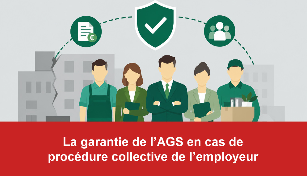 La garantie de l'AGS en cas de procédure collective de l'employeur : résumé