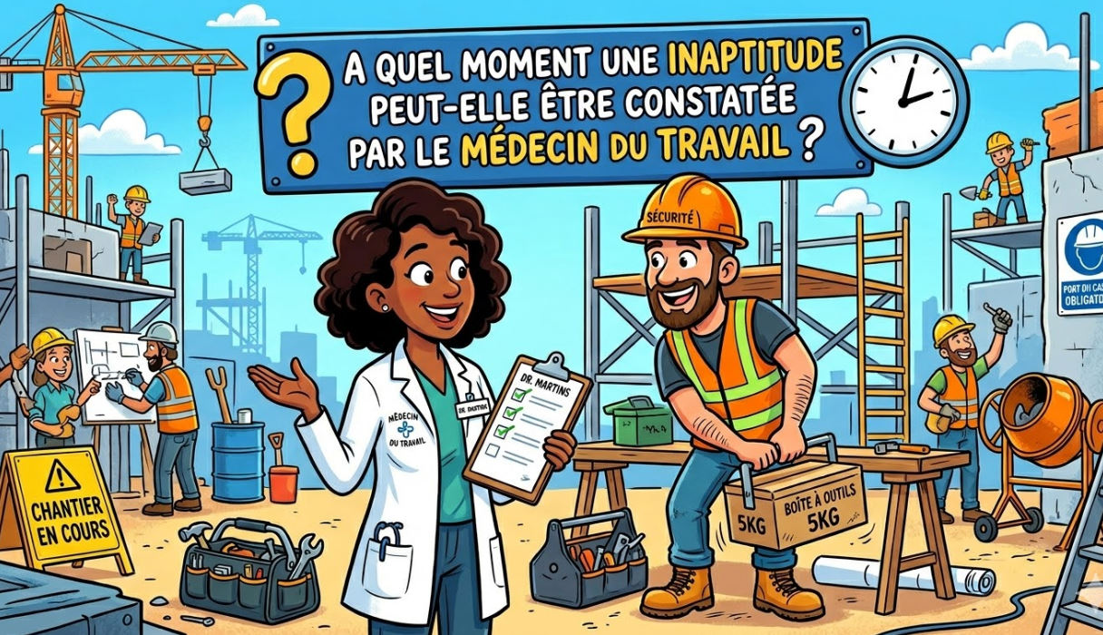 Inaptitude constatée par le médecin du travail - conditions et moment - Avocat droit du travail Paris