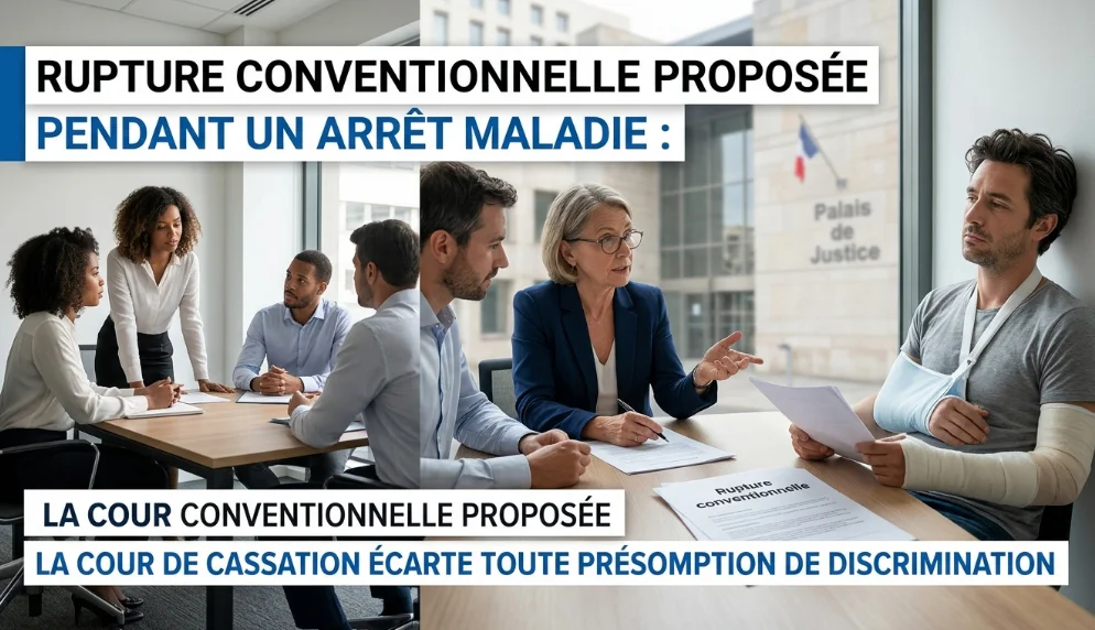 Rupture conventionnelle proposée pendant un arrêt maladie