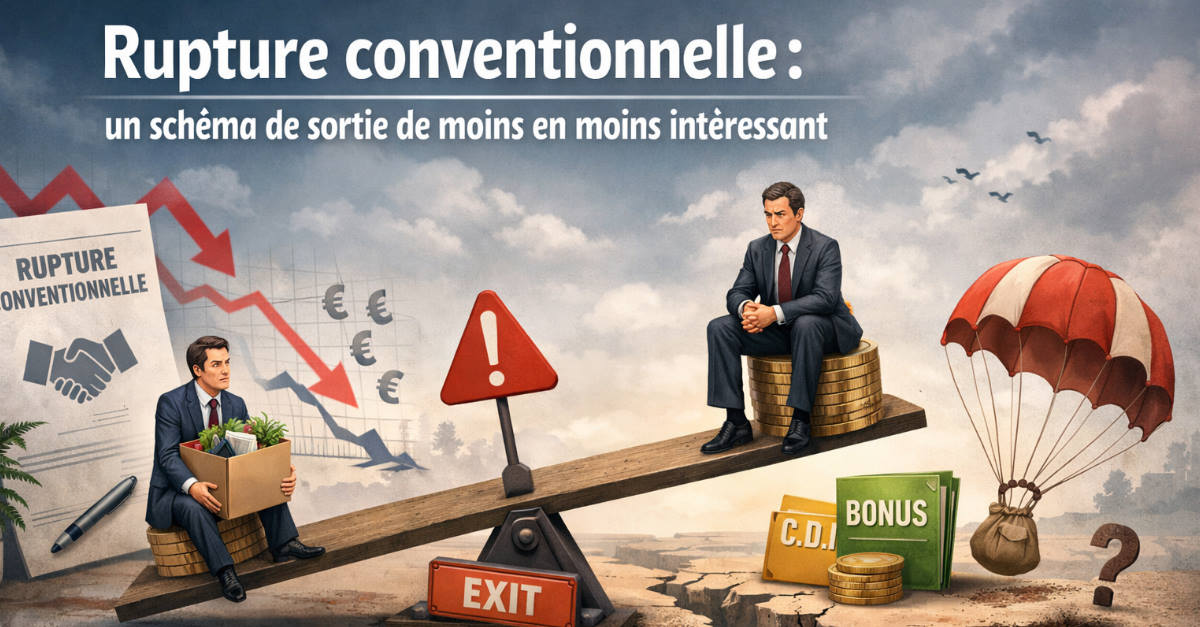Rupture conventionnelle 2026 : augmentation contribution patronale et réforme assurance chômage